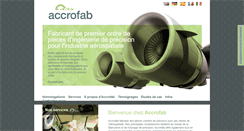 Desktop Screenshot of fr.accrofab.co.uk